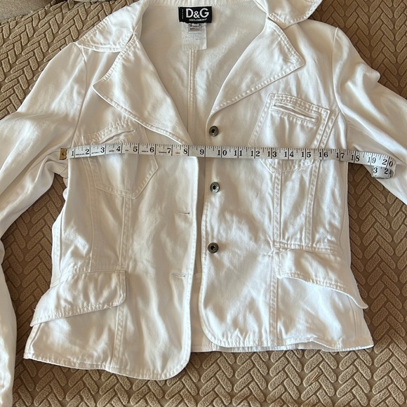 Dolce and Gabbana white Jean jacket - Picture 10 of 12